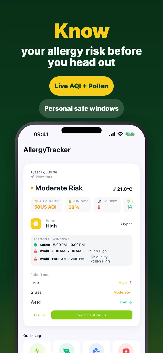 Know your allergy risk before you head out